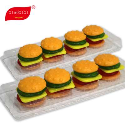 Halal certificated mini sweets gummy burger gummy pizza